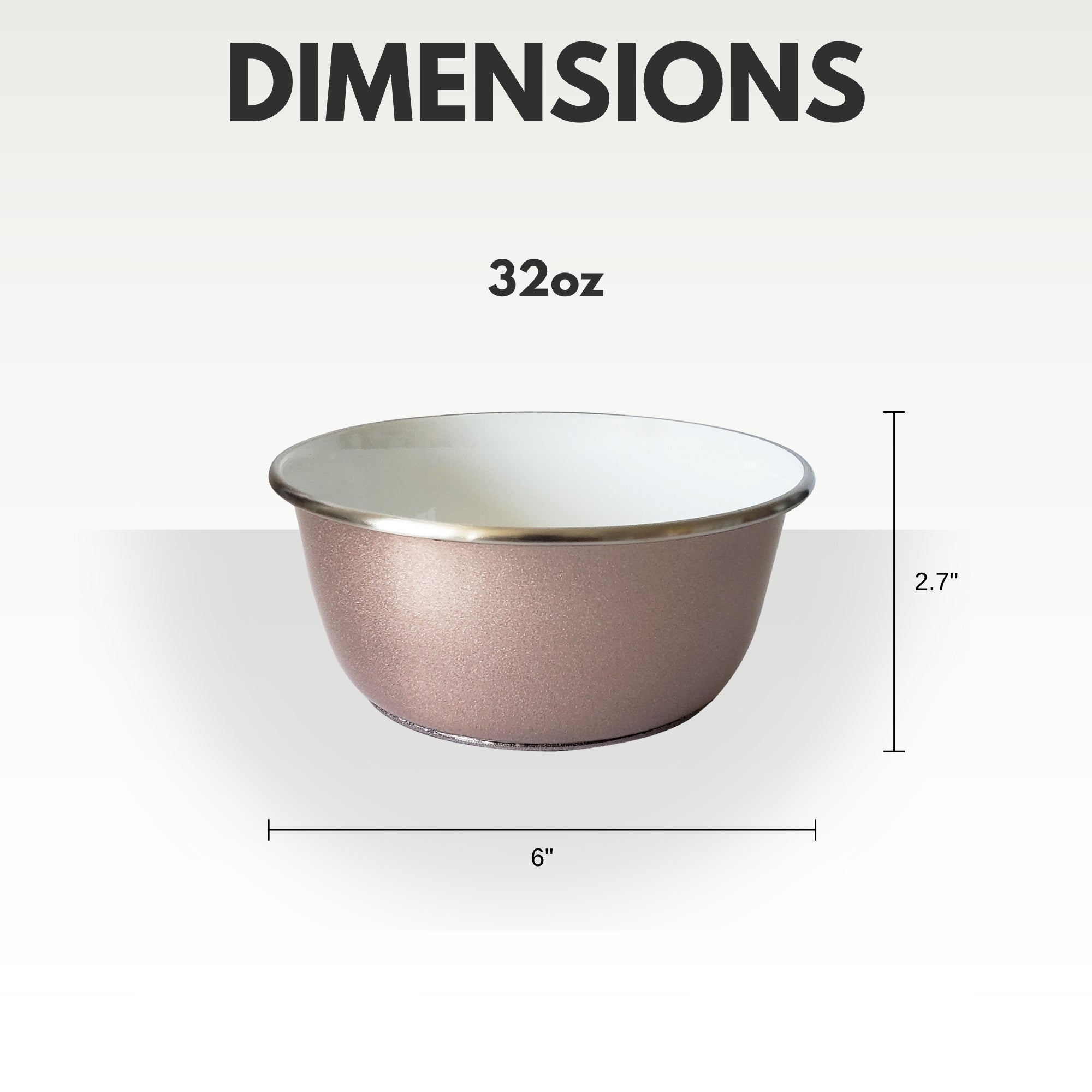 Stainless Steel Deep Dog Bowl with Paw Print in Rose Gold - Majestic Pet Kingdom