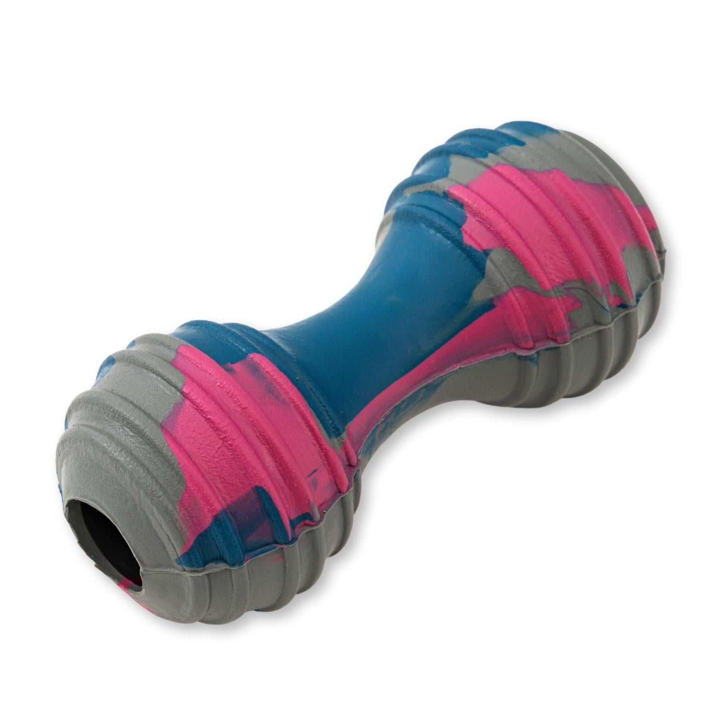 Natural Rubber Dumbbell Dog Chew Toy for Interactive Play