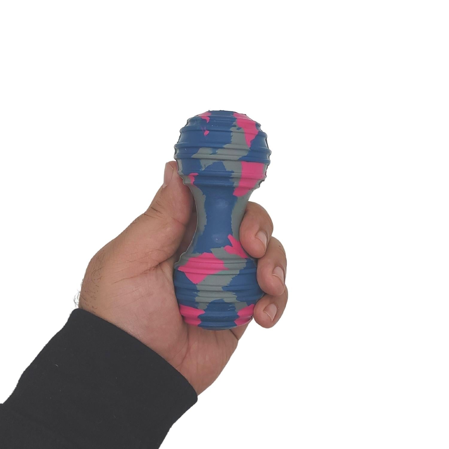 Natural Rubber Dumbbell Dog Chew Toy for Interactive Play