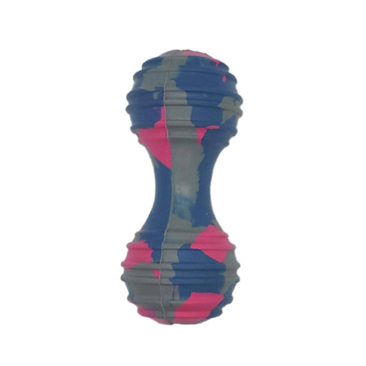 Natural Rubber Dumbbell Dog Chew Toy for Interactive Play
