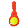TPR Interactive Dog Chew Toy with Squeaker & Treat Fill
