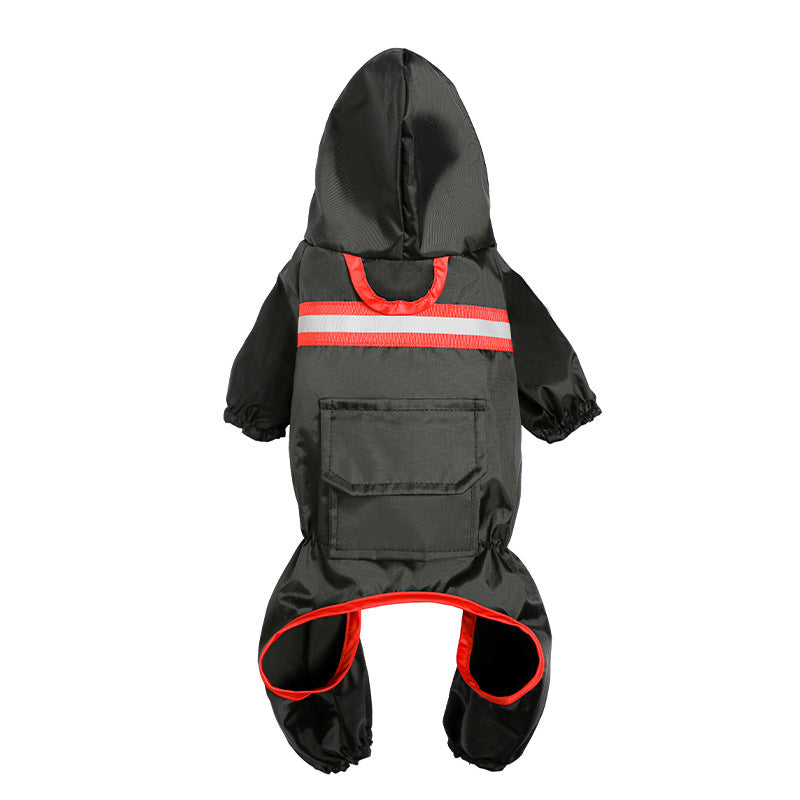 Pet Reflective Raincoat Pet Clothes Pet - Majestic Pet Kingdom