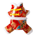 Autumn And Winter Xiangyun Jinlong Dog New Year Four-legged Cotton Coat, Tang Suit, Warm And Thick Pet New Year Dog Clothes