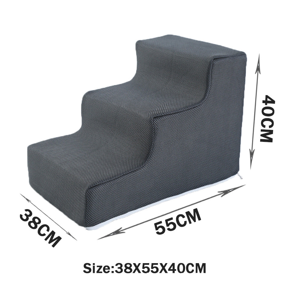 Non-Slip Folding Pet Sofa Steps & Dog Ladder