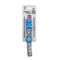 Nylon Dog Collar with Embroidered Rainbow Design
