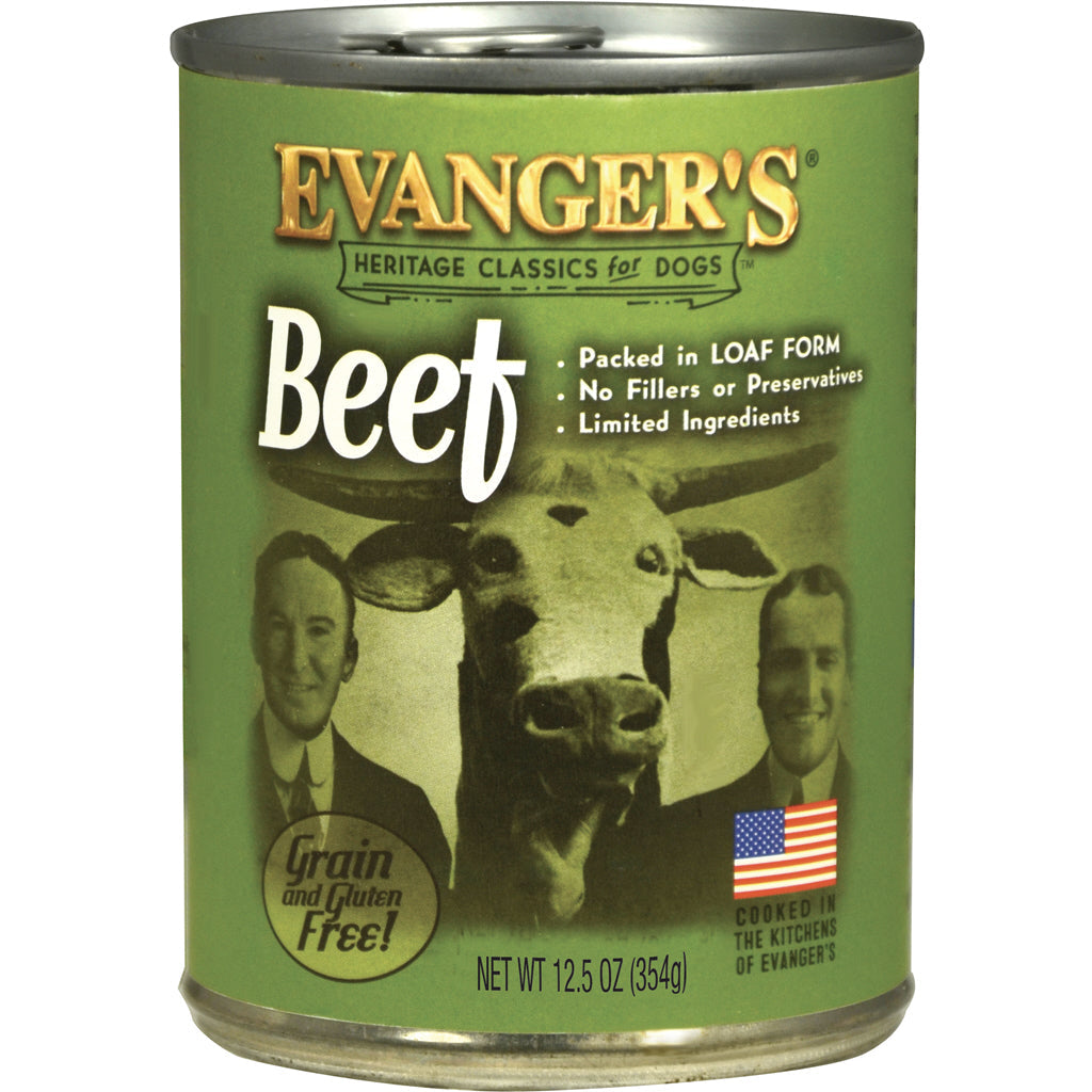 Evanger's All Life Stages Classic Beef Wet Dog Cans (12.5oz) - Majestic Pet Kingdom