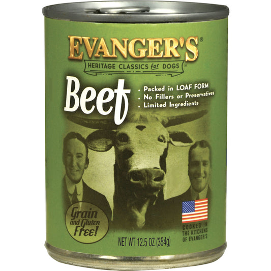 Evanger's All Life Stages Classic Beef Wet Dog Cans (12.5oz) - Majestic Pet Kingdom
