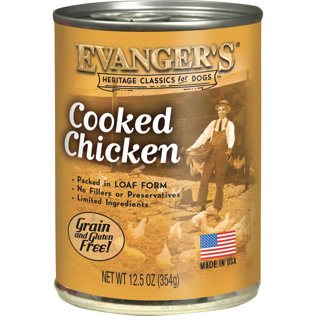 Evanger's All Life Stages Cooked Chicken Wet Dog Can (12.5oz) - Majestic Pet Kingdom