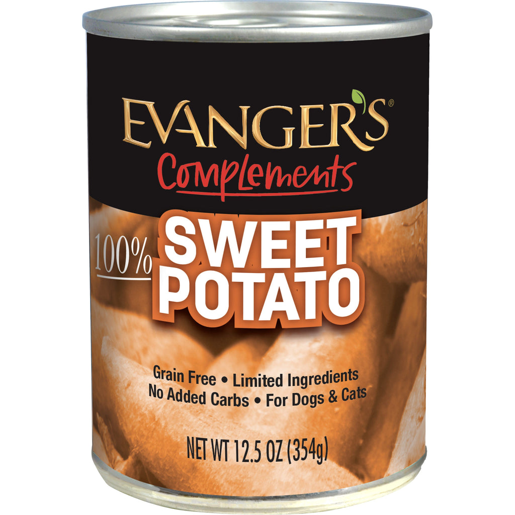 Evanger's Complements Grain Free All Life Stages Sweet Potato Wet Dog & Cat Can (12.5oz) - Majestic Pet Kingdom