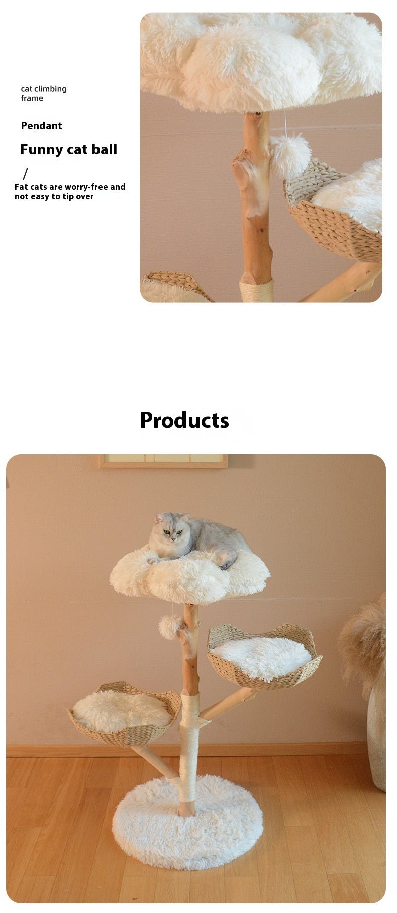 Cat Living Essential Tree Orthopedic Premium - Premium