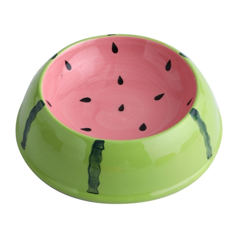 Cat Bowl Ceramic Drinking Water Non-slip Anti-tumble - Majestic Pet Kingdom