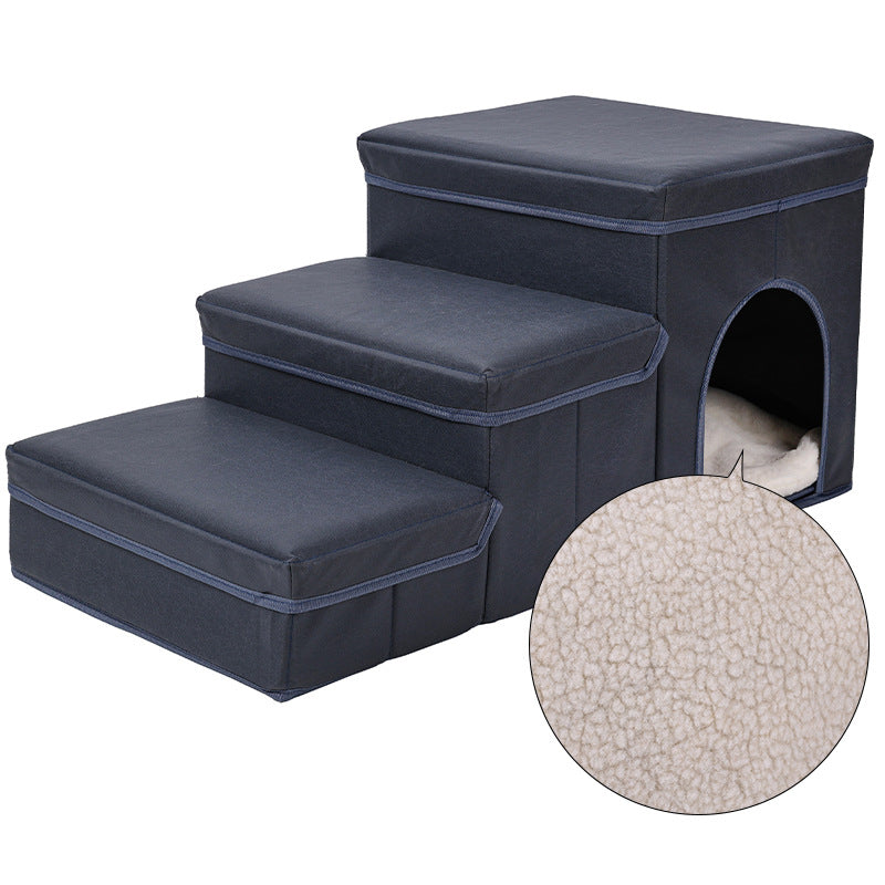 Multifunctional Pet Stairs Bed & Puppy Ladder