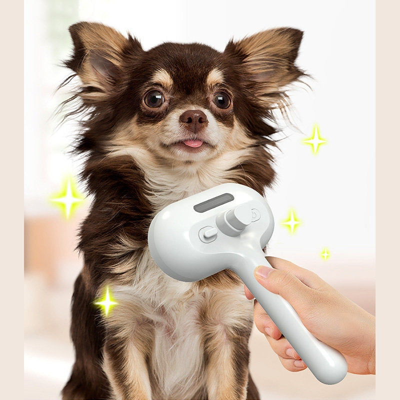 Self-Cleaning Pet Grooming & Dematting Comb