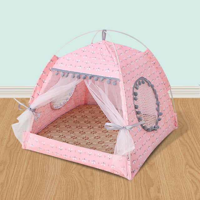 Comfy Calming Pet Tent Bed for Small Dogs and Cats | Purrfect Pet Kingdom