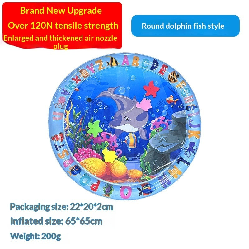Extra Large Thick Ocean Fish Crawling Water Mat Toy Pet Cushion