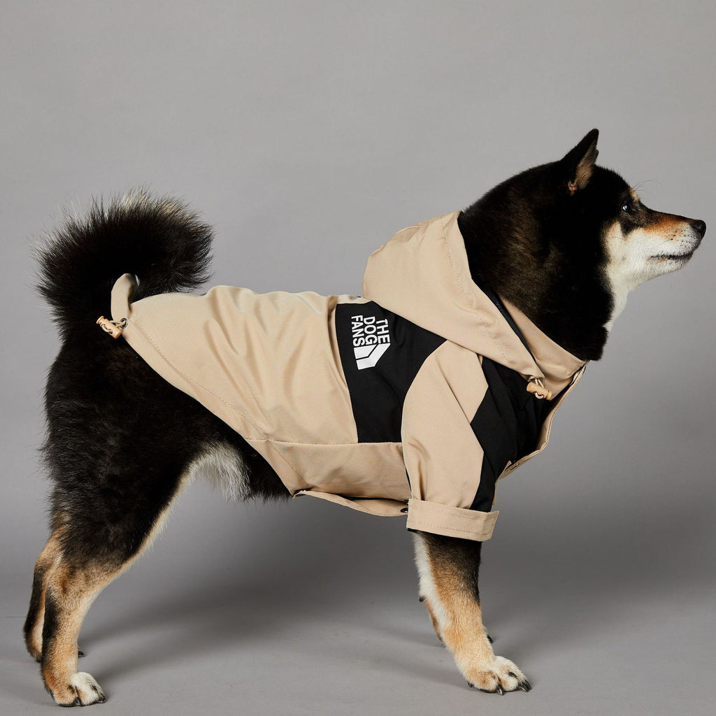Khaki Dog Pet Shell Jacket - Majestic Pet Kingdom