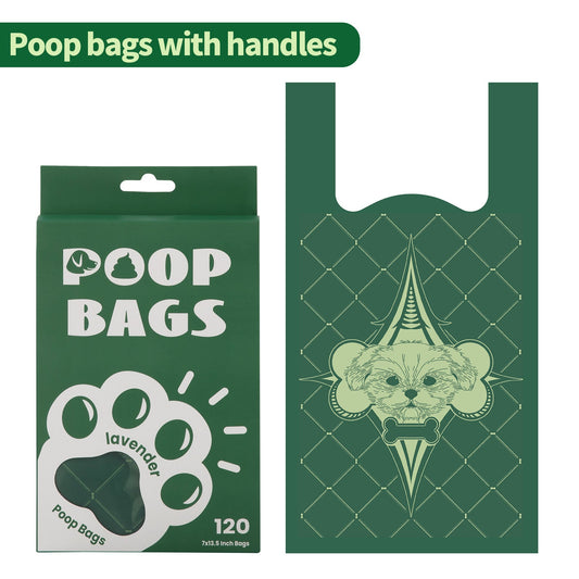 Dog Waste Bags Degradable EPI Vest Handle Poop Carrier