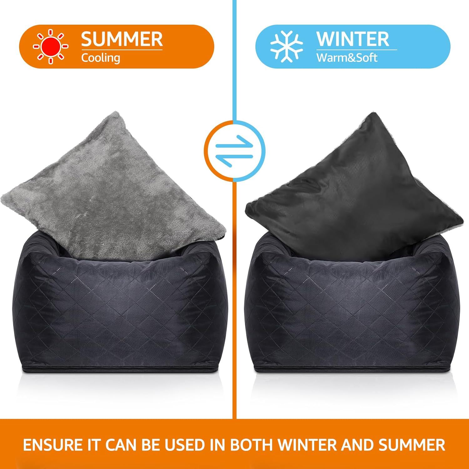 Dog Car Seat Cover Waterproof Rear Bench Protector Safe Mat - Detail Angle 3 | Majestic Pet Kingdom