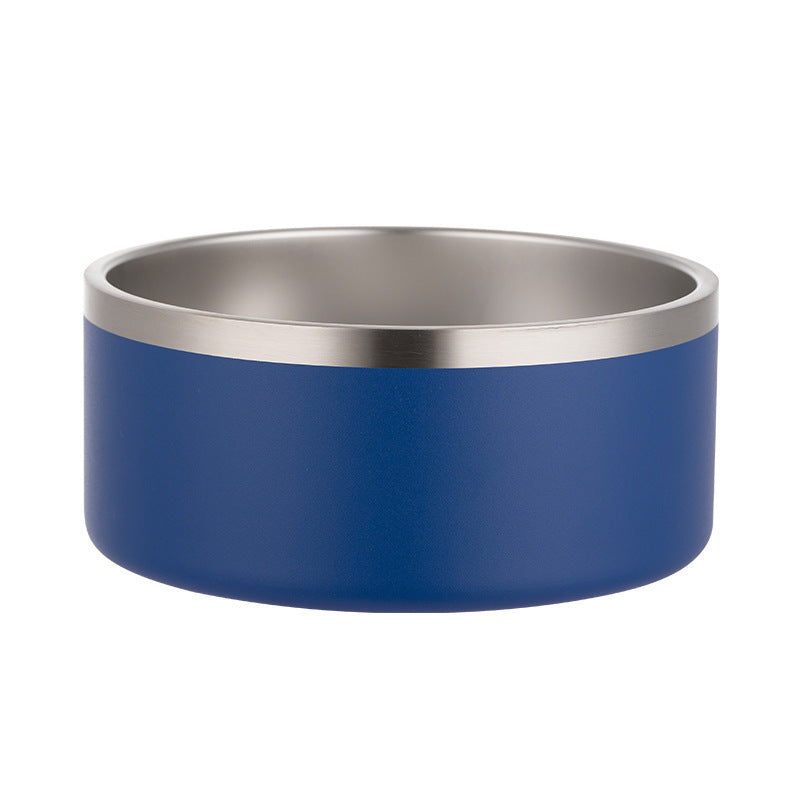 Stainless Steel Dog Bowl Inside And Outside 304 With Silica Gel Pad - Majestic Pet Kingdom