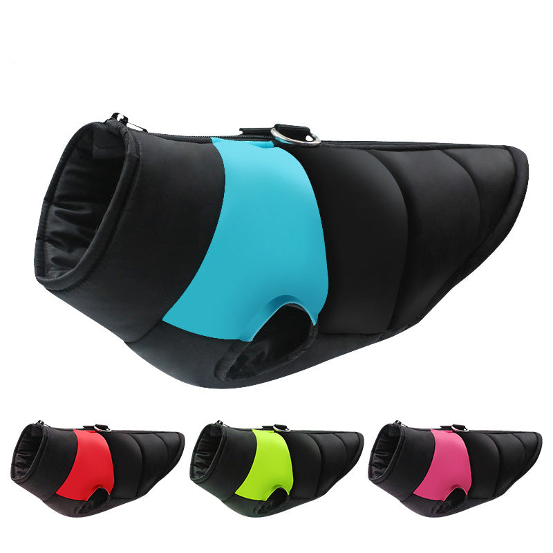 Winter Warm Pet Clothes Waterproof Dog Padded Vest Zipper Jacket Coat For Small Medium Large Dogs Labrador Husky - Purrfect Pet Kingdom™