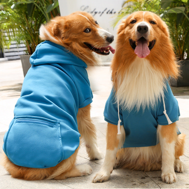 Fashion Pet Dog Simple Zipper Pocket Sweater - Majestic Pet Kingdom