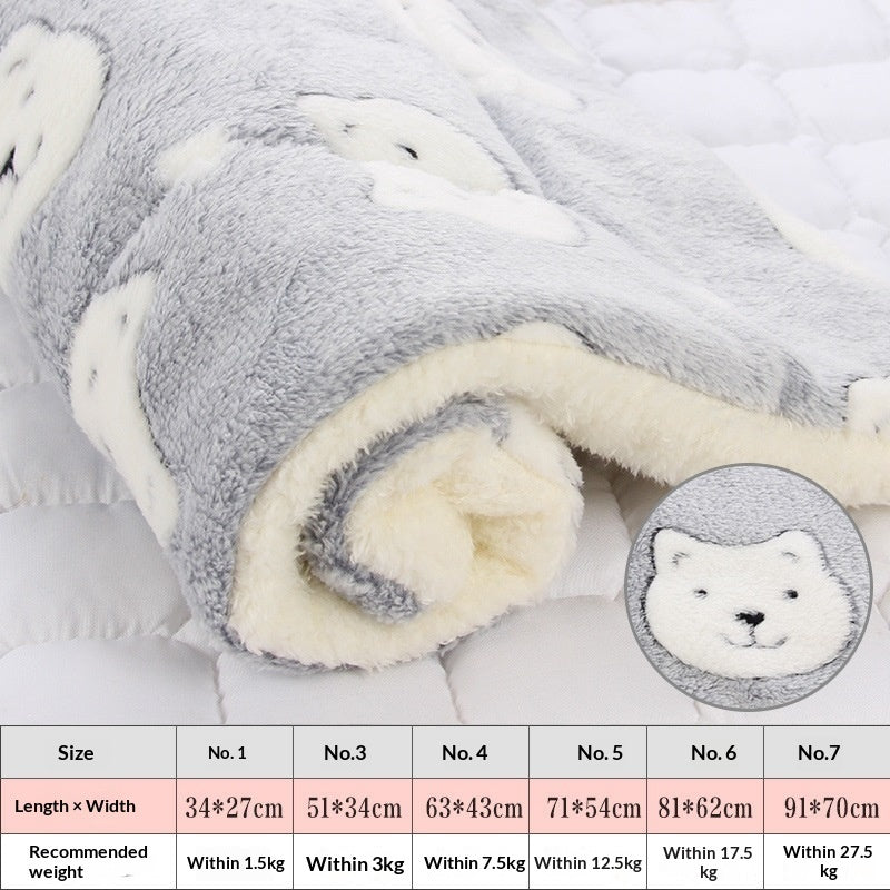 Thickened Pet Mat For Autumn And Winter Warmth - Majestic Pet Kingdom