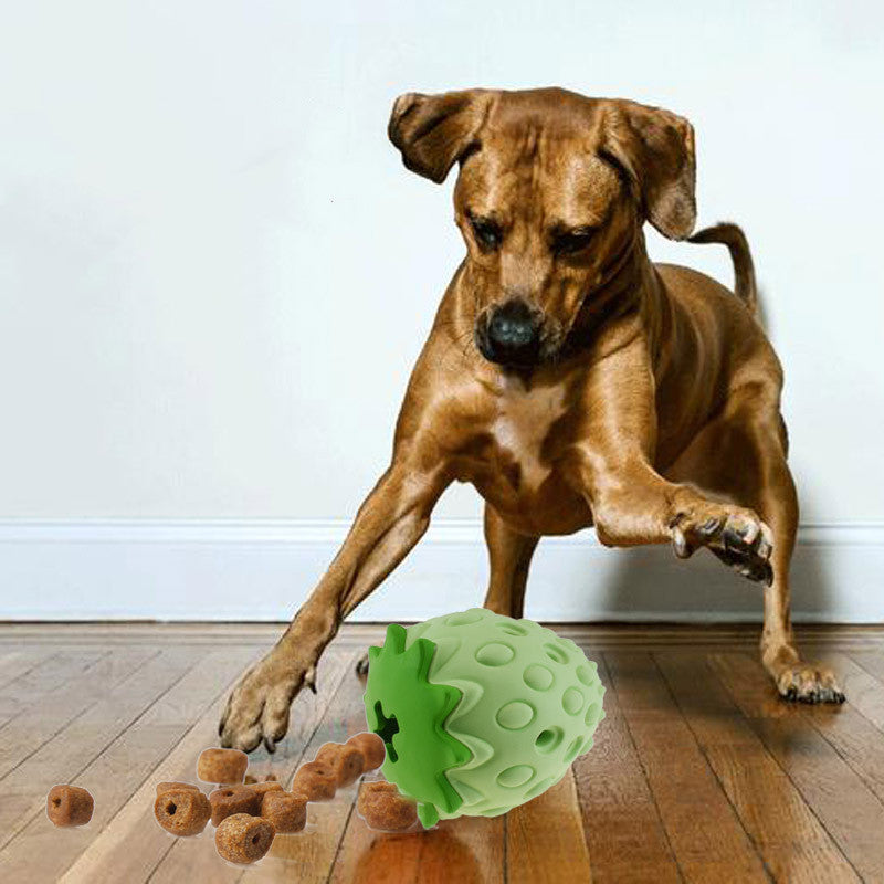 Chew-Resistant Strawberry Food Dispenser Toy