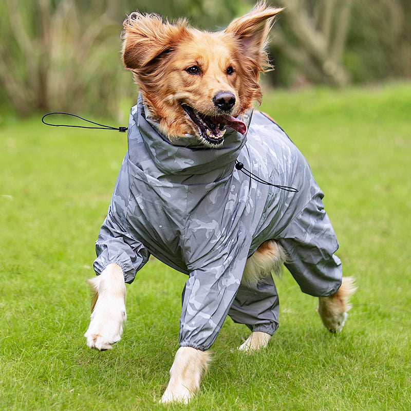 Raincoat Outdoor Waterproof Reflective Coat For Large Dogs And Pets - Majestic Pet Kingdom