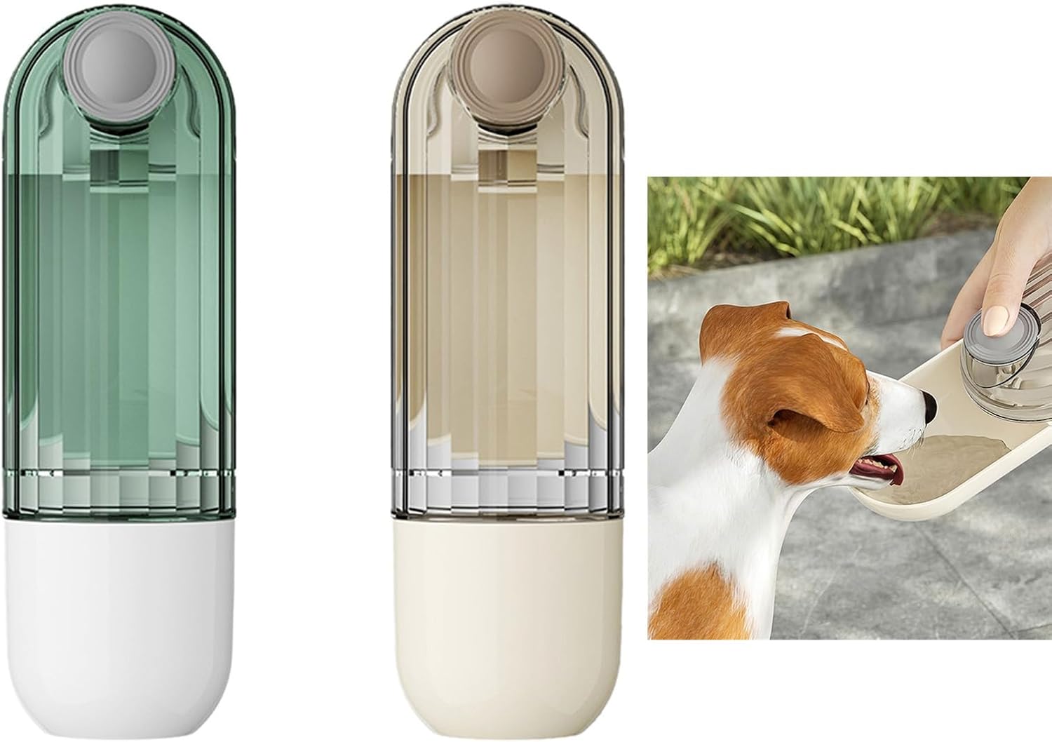 Dog Water Bottle Food Dispenser Leak Proof For Walking Hiking Travel Outdoor Walking Outdoor Walking Go Out Use - Majestic Pet Kingdom