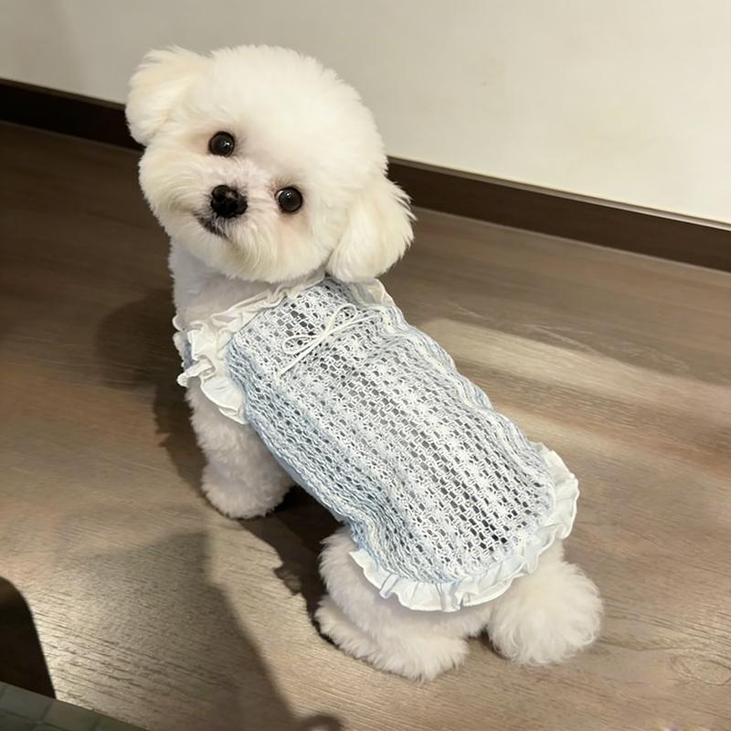 Pet Hollowed-out Lace Vest Summer Thin Style For Dogs - Majestic Pet Kingdom