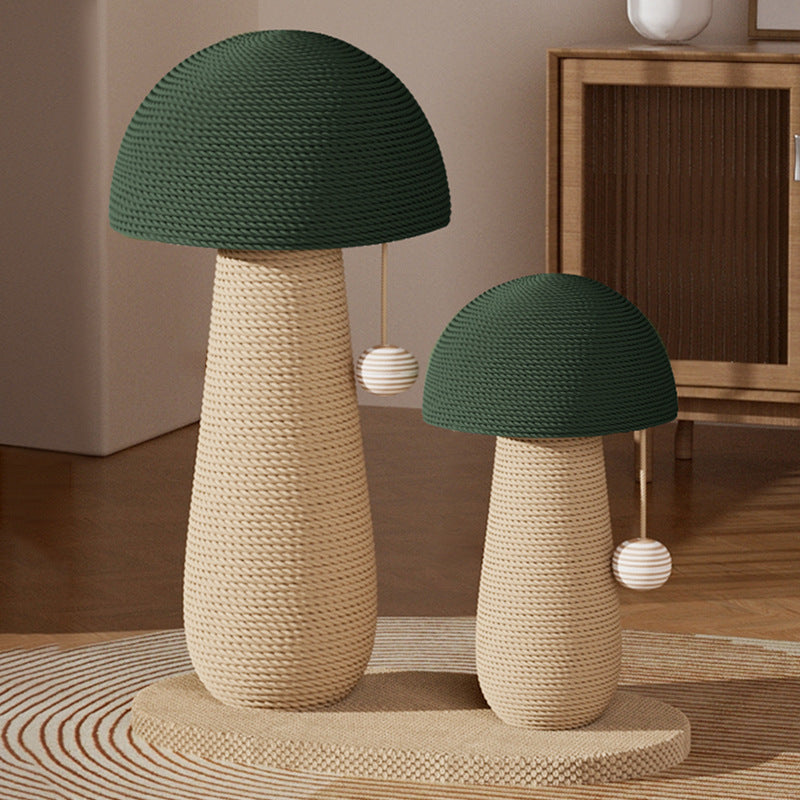Sisal Scratching Pole Mushroom Cat Scratch Board Wear-resistant No Dandruff