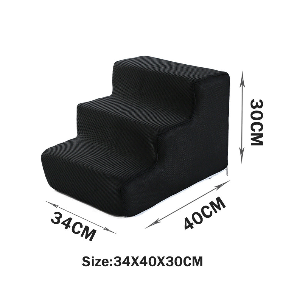 Non-Slip Folding Pet Sofa Steps & Dog Ladder