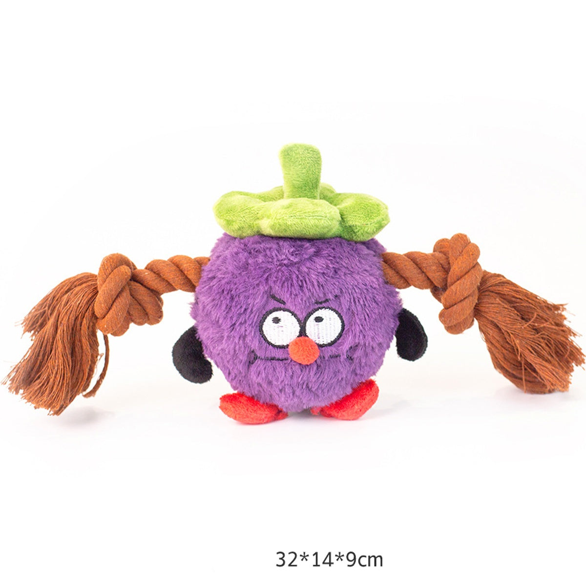 Interactive Dog Toy Plush Rope Knot Tug Of War Game Bb Bite Resistant Molar Tooth Toy | Purrfect Pet Kingdom