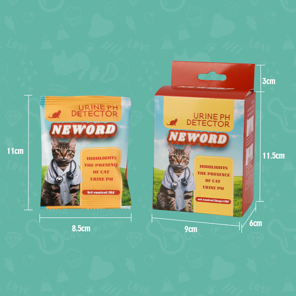 Cat Litter Self Checking Health Indicator Particles Powder