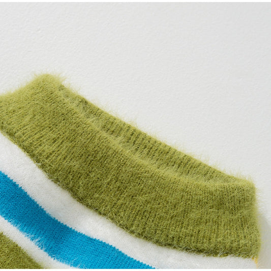 New Dog Clothes For Autumn And Winter Simple And Versatile Striped Sweater Sleeveless Golden Retriever Pet Clothes
