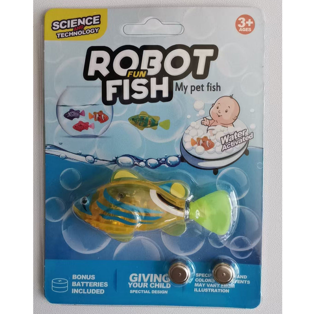 Pet Fish Simulation Light-Activated Clownfish Bathing And Splashing Toy