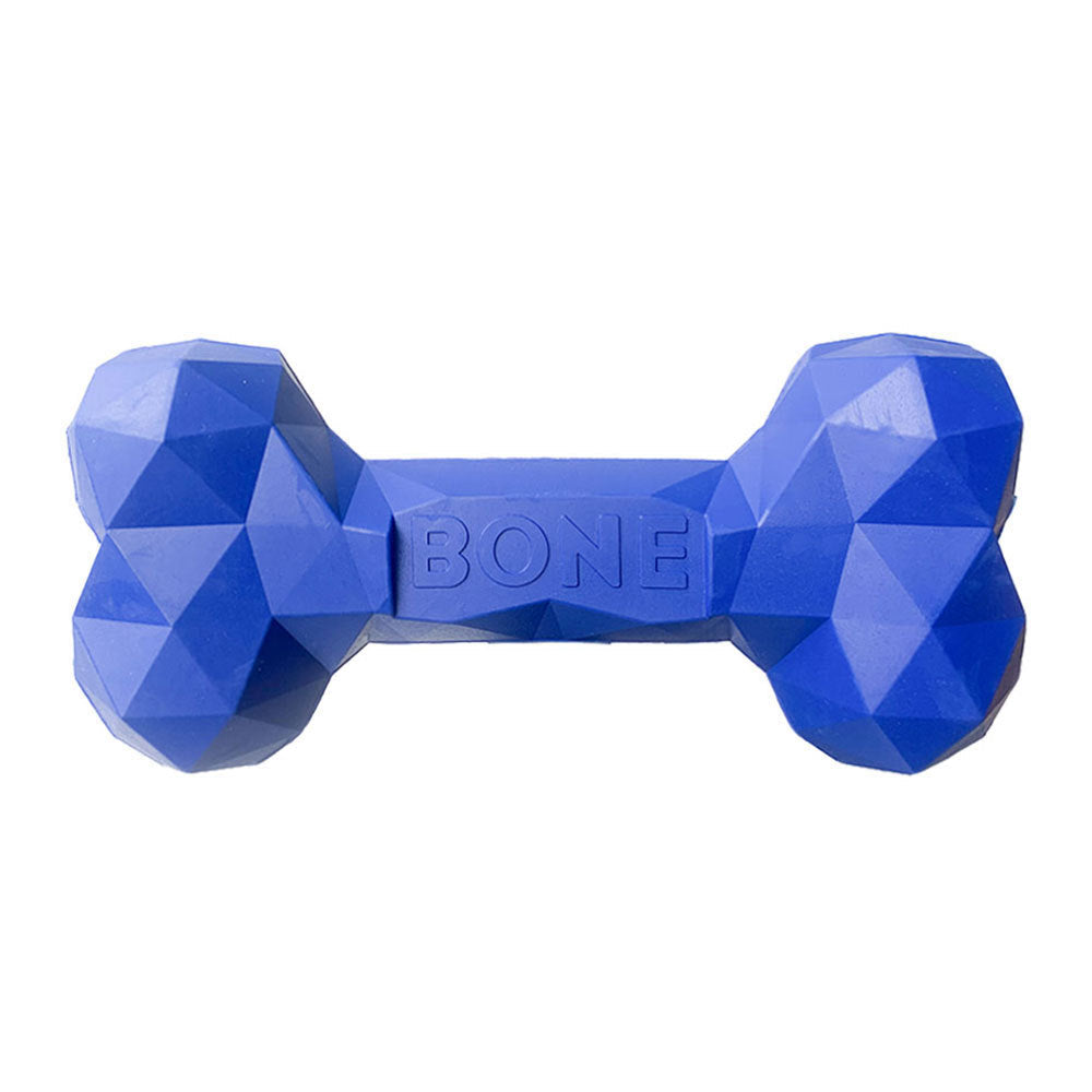 Pet Dog Teeth Grinding Bite Resistant Rubber Bone Toy - Majestic Pet Kingdom
