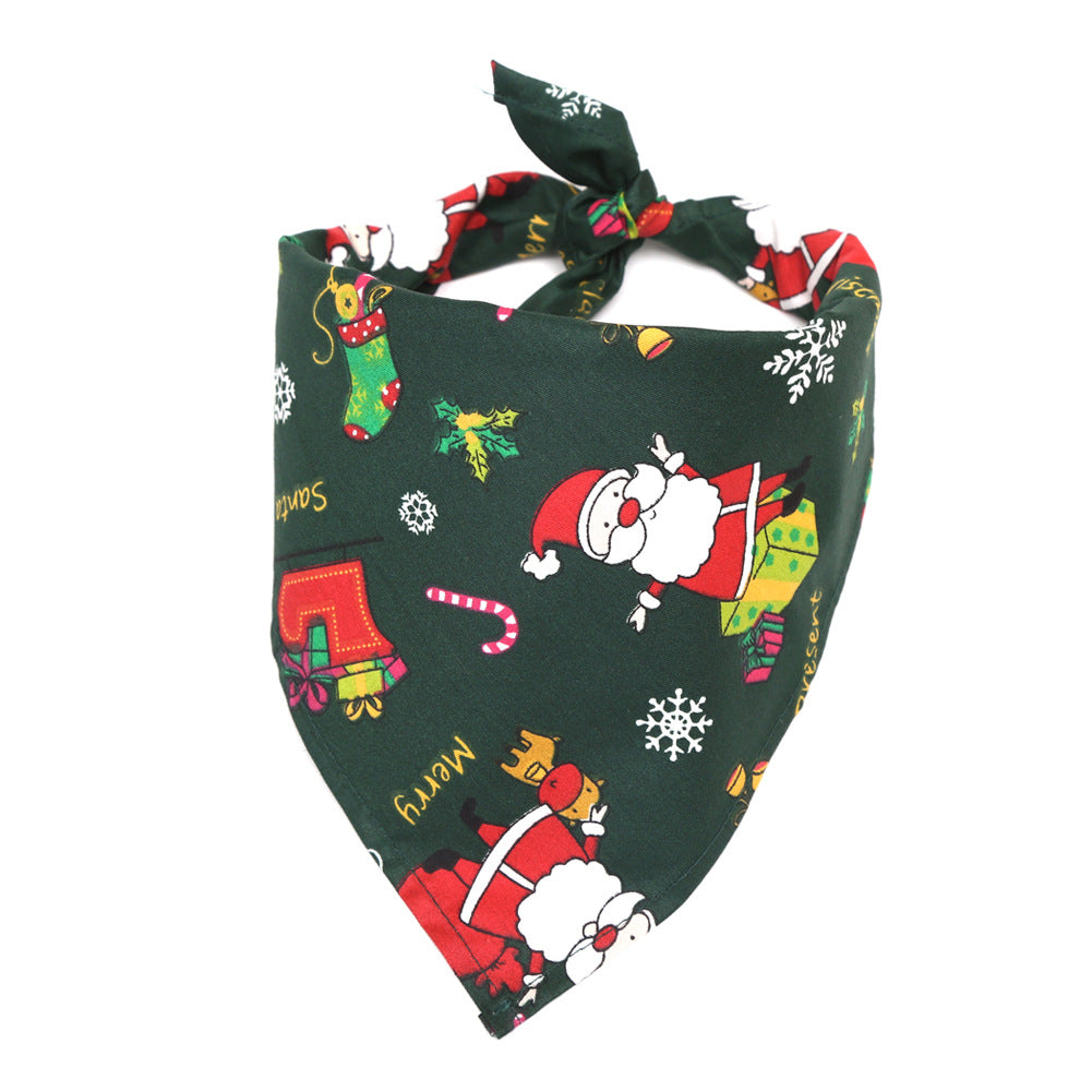 Cotton Triangle Scarf & Bib Set for Dogs & Cats