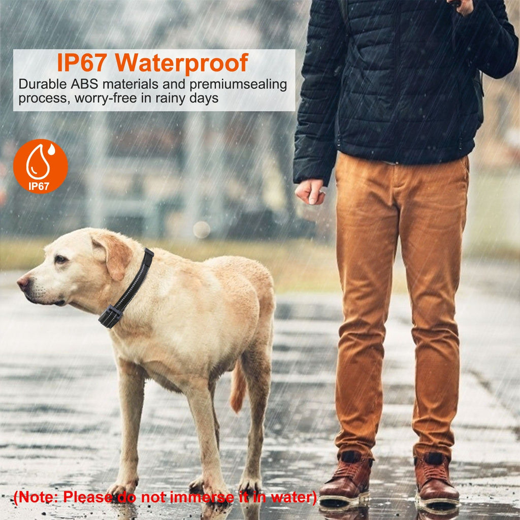 Dog Training Collar Receiver IP67 Waterproof Dog Bark Shock Vibration Beep Receiver Up To 3280ft - Majestic Pet Kingdom