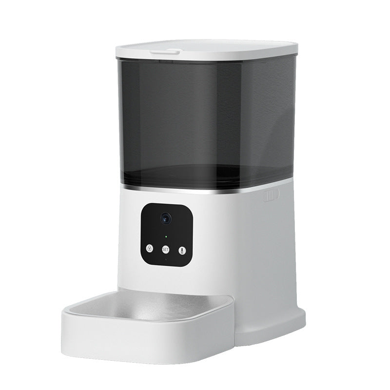 Pet Automatic Feeder Large Capacity Smart Voice Recorder APP Control Timer Feeding Cat Dog Food Dispenser With WiFi Pet Bo - Majestic Pet Kingdom