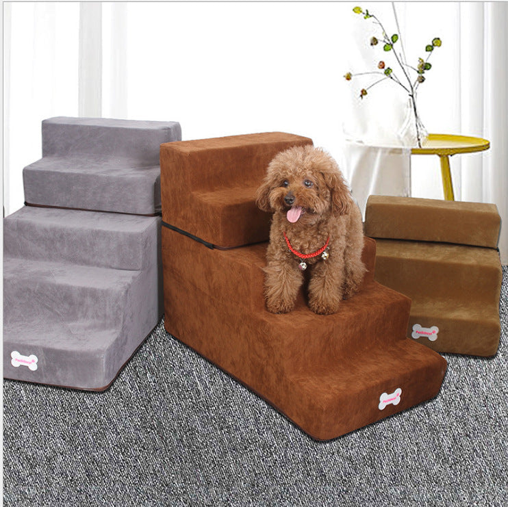 3-Step Pet Bed Stairs for Dogs & Cats