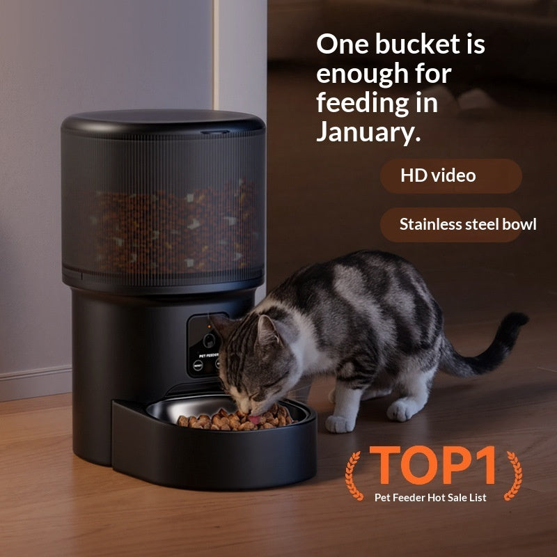 Smart Pet Feeder With Timed Feeding And Remote Voice Control - Majestic Pet Kingdom