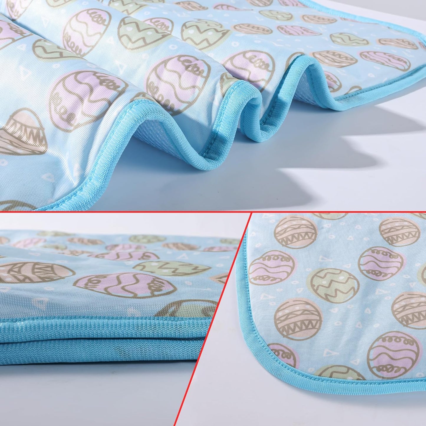 Dog Cooling Mat Pressure-Activated Gel Non-Toxic Pad for