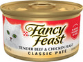 Fancy Feast Beef & Chicken Classic Pate Wet Cat Food (3oz) - Majestic Pet Kingdom