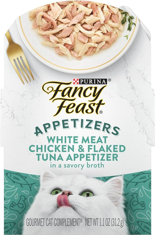 Fancy Feast Appetizers Chicken & Tuna Wet Cat Food (1.1oz) - Majestic Pet Kingdom