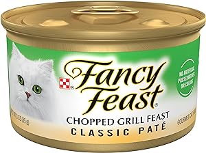 Fancy Feast Chopped Grill Feast Classic Pate Wet Cat Food (3oz) - Majestic Pet Kingdom