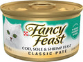 Fancy Feast Cod, Sole & Shrimp Wet Cat Food (3oz) - Majestic Pet Kingdom