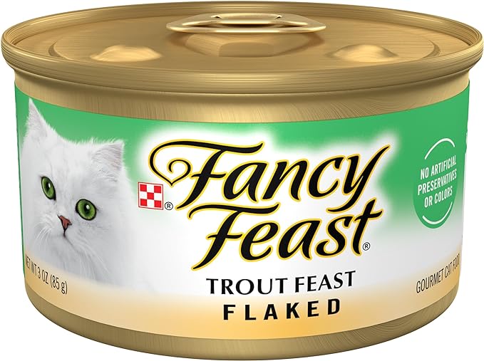 Fancy Feast Flaked Trout Wet Cat Food (3oz) - Majestic Pet Kingdom