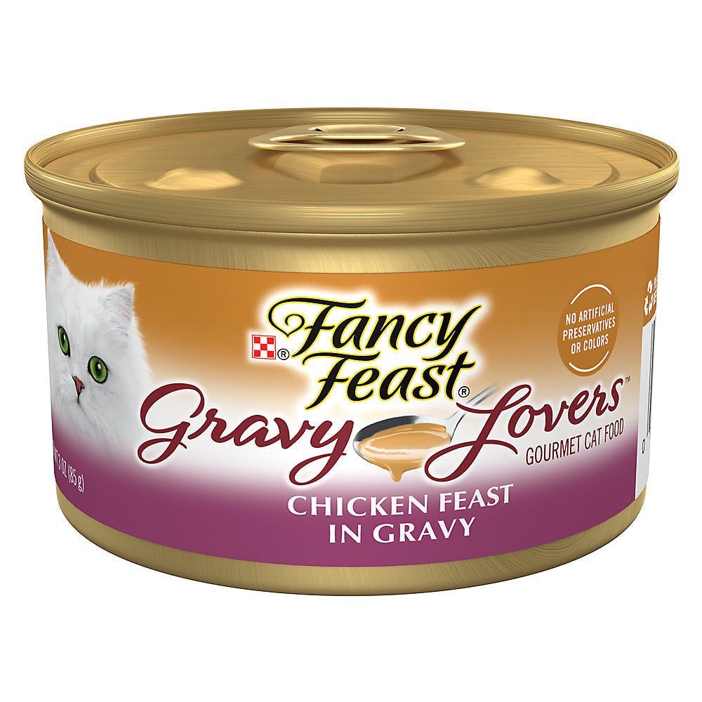 Fancy Feast Gravy Lovers Chicken in Gravy Wet Cat Food (3oz) - Majestic Pet Kingdom