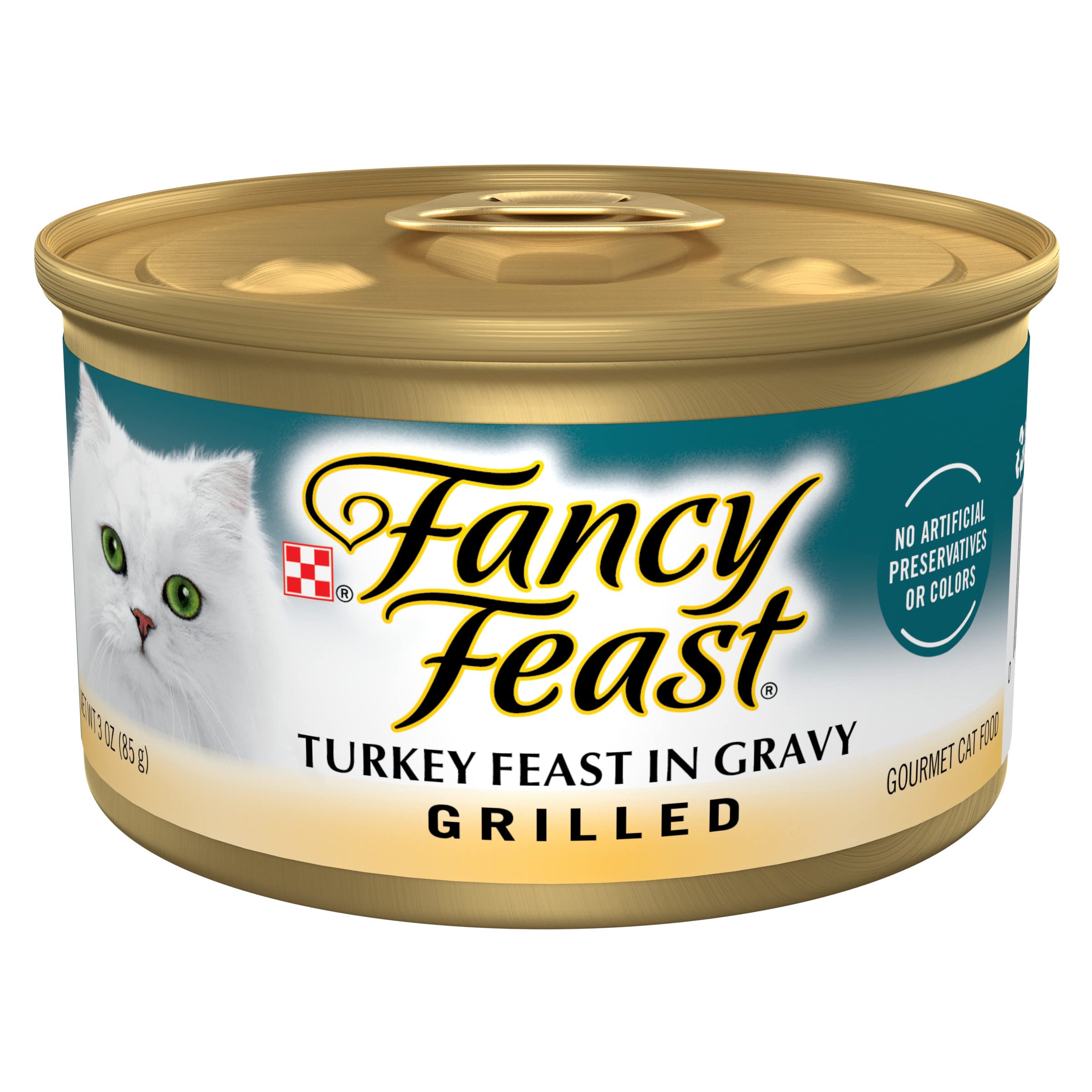 Fancy Feast Grilled Turkey Wet Cat Food (3oz) - Majestic Pet Kingdom